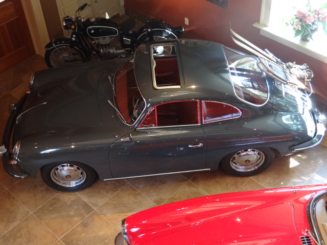 some of the cars in the German garage.