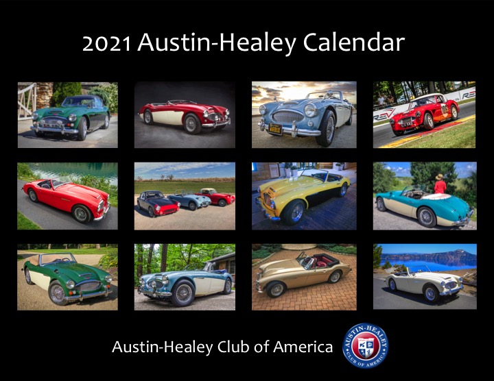 2021 AUSTINHEALEY CALENDAR Northwest Healeys